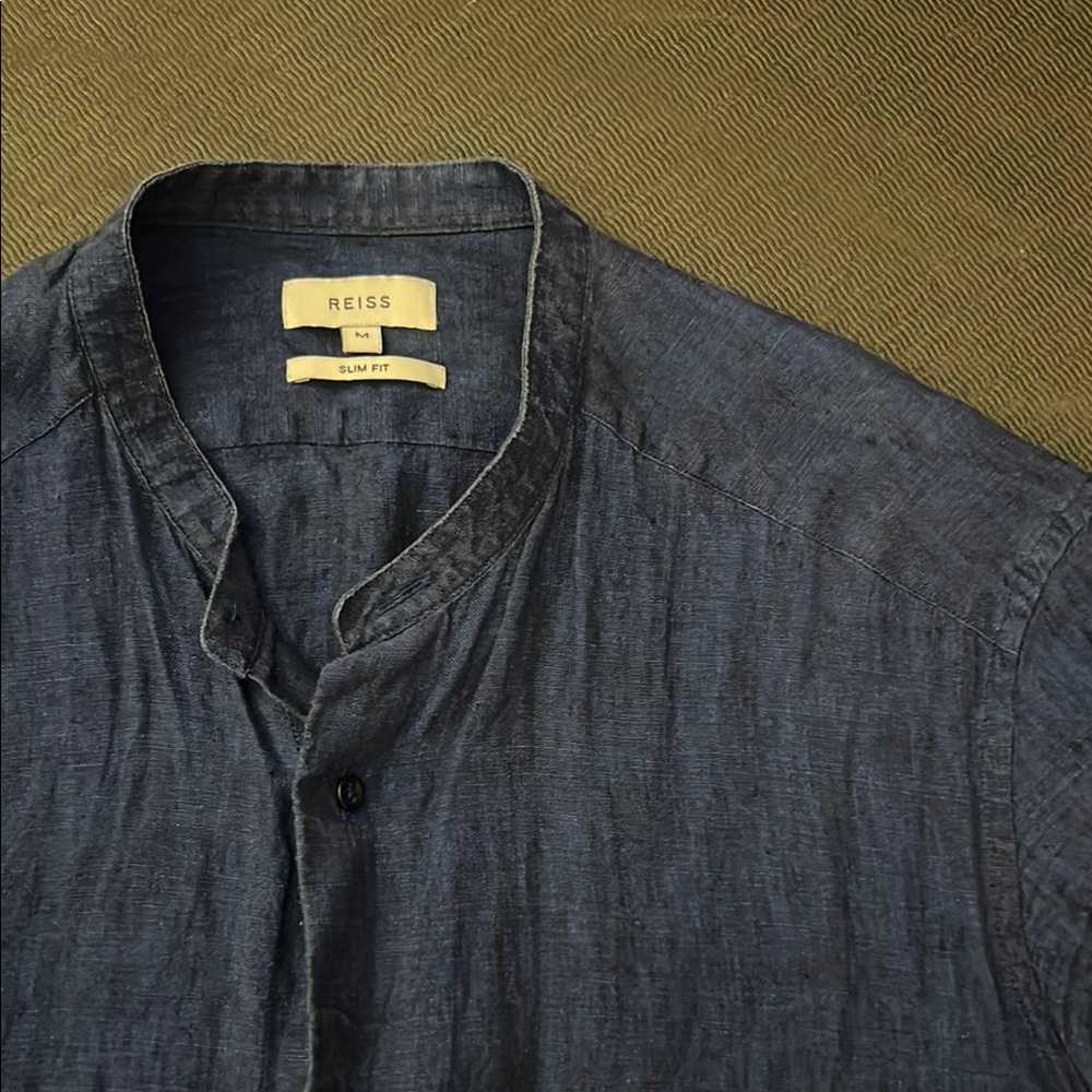 Reiss Slim Fit Denim Shirt
